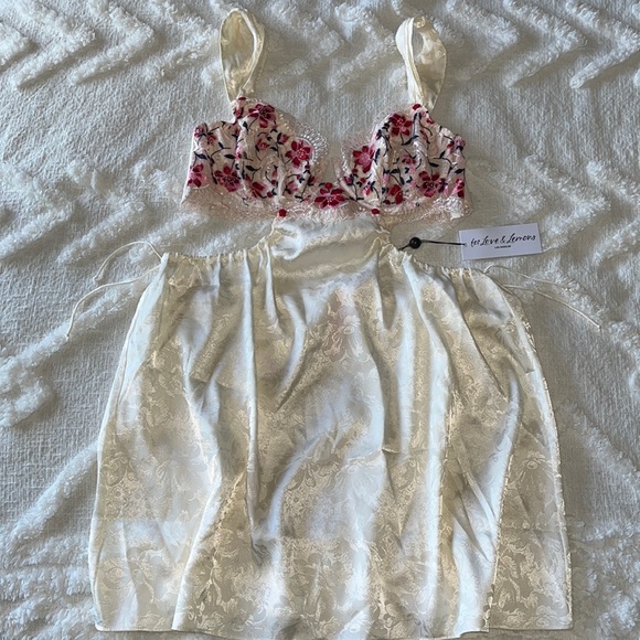 Last 1 !!! For Love & Lemons Festival Rose Slip Dress Size Large - Picture 12 of 14